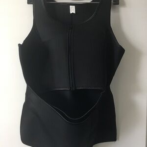 Neoprene compression waist trainer tank vest - 4XL - NEW